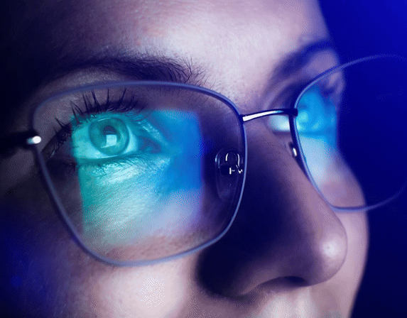 Viszy Spectacle Lens replacement - Bluelight filter, UV Protection, Oil-Water-Repellent, Smudge, Crack Resistant (Pair)