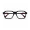 Black Geometric Aviator Eyeglasses — front view